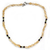 Citrine and garnet beaded necklace, 'Golden Autumn' - Citrine and garnet beaded necklace (image 2a) thumbail