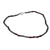 Halskette aus Labradorit- und Granatperlen - Halskette aus Labradorit- und Granatperlen