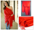 Mantón de lana y seda - Chal de Lana Abrigo Rojo Naranja de India