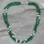 Aventurine and pearl strand necklace, 'Indian Meadows' - Aventurine and pearl strand necklace thumbail