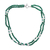 Aventurine and pearl strand necklace, 'Indian Meadows' - Aventurine and pearl strand necklace (image 2a) thumbail