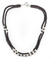 Garnet and pearl strand necklace, 'Indian Passion' - Garnet and pearl strand necklace