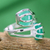 Sterling silver wrap ring, 'Green Love Attraction' - Sterling Silver Wrap Ring Modern jewellery from India (image 2b) thumbail