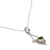 Peridot pendant necklace, 'Chennai Promise' - Sterling Silver and Peridot Necklace Modern Indian jewellery (image 2c) thumbail