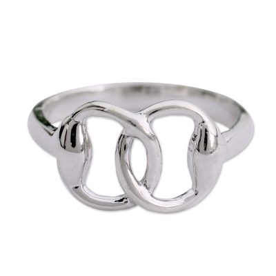 Fair Trade Modern Sterling Silver Band Ring