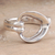 Sterling silver heart ring, 'Luminous Love' - Handcrafted Heart Jewellery Sterling Silver Band Ring
