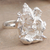 Sterling silver cocktail ring, 'Mighty Ganesha' - Sterling silver cocktail ring