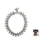 Sterling silver anklet, 'Joyous Dance' - Traditional Indian Anklet Jewelry in Sterling Silver