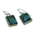 Sterling silver dangle earrings, 'Friendship' - Blue Silver Earrings from Indian Artisan Crafted Jewelry  (image 2b) thumbail