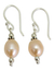 Pearl dangle earrings, 'Dawn Destiny' - Pearl dangle earrings (image 2a) thumbail
