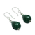Chalcedony dangle earrings, 'Emerald Dewdrop' - Chalcedony dangle earrings (image 2b) thumbail