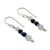 Rainbow moonstone and lapis lazuli dangle earrings, 'Gujarat Skies' - Rainbow Moonstone and Lapis Lazuli Dangle Earrings (image 2b) thumbail