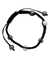 Hematite Shambhala-style bracelet, 'Mumbai Night' - Shambhala-style Hematite Bracelet with Sterling Silver Beads