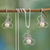 Juego de joyas con perlas cultivadas - Juego de joyas de perlas cultivadas hecho a mano en plata de ley
