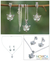 Moonstone floral jewelry set, 'Silver Clover' -  Moonstone and Sterling Silver Floral Jewelry Set thumbail