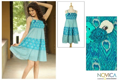 Short Peacock Dress