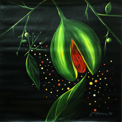 'Seeds of Love II' - Modern Surrealist Painting
