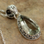 Prasiolite pendant necklace, 'Verdant Mist' - Hand Made Jewelry Prasiolite and Sterling Silver Necklace (image 2c) thumbail