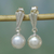 Pendientes colgantes de perlas - Pendientes colgantes de perlas