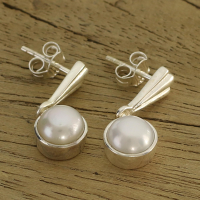 Pendientes colgantes de perlas - Pendientes colgantes de perlas