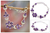 Amethyst-Blumenarmband - Handgefertigtes florales Amethyst-Armband