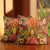 Cotton cushion covers, 'Choral' (pair) - Handmade Indian Floral Cotton Cushion Covers (Pair) thumbail
