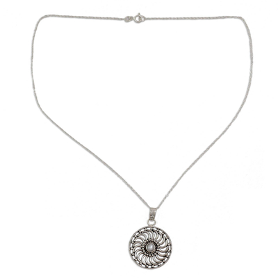 collar con colgante de perlas cultivadas - Collar con Colgante de Perlas y Plata de Ley