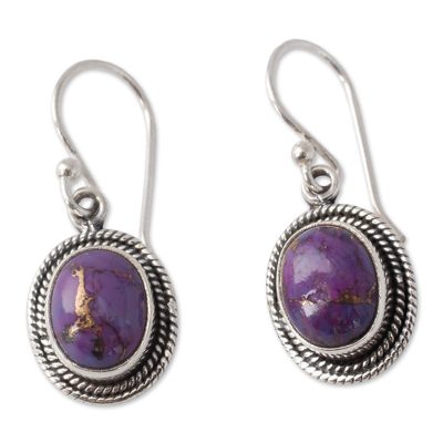 Sterling silver dangle earrings