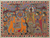 Madhubani painting, 'Krishna with Cows' - Madhubani painting thumbail