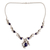Cultured pearl and lapis lazuli pendant necklace, 'Tropical Fruit' - Pearl Lapis Lazuli and Sterling Silver Necklace from India (image 2a) thumbail