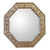 Mirror, 'Elegance' - Nickel On Brass Glass Inlay Wall Mirror 23x23 In thumbail