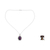 Sterling silver pendant necklace, 'Splendor' - Women's Sterling Silver Necklace Composite Turquoise Jewelry