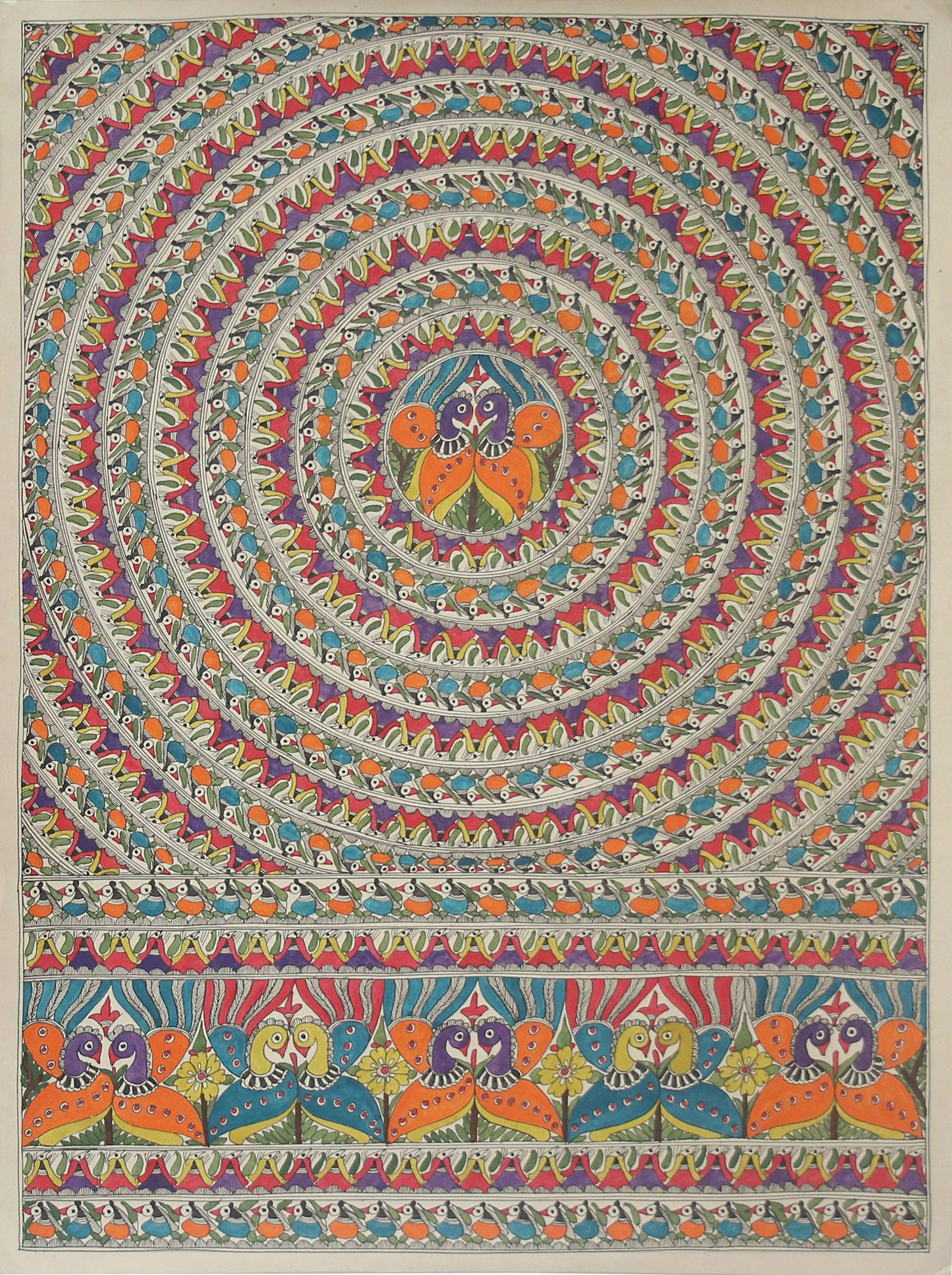 Madhubani painting - Celebration | NOVICA