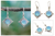 Chalcedony dangle earrings, 'Endless Sky' - Artisan Jewelry Sterling Silver and Chalcedony Earrings