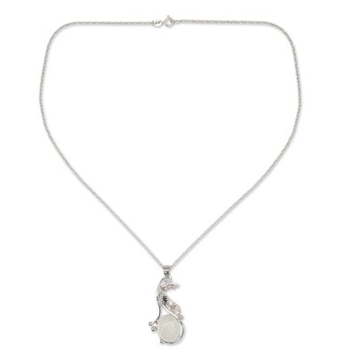 Moonstone pendant necklace, 'Moonlight Magic' - Moonstone pendant necklace