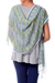 Silk shawl, 'Paisley Intertwined' - Silk shawl
