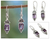 Amethyst dangle earrings, 'Lilac Lantern' - Handcrafted Indian Sterling Silver and Amethyst Earrings