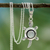 Moonstone pendant necklace, 'Turtle Wisdom' - Sterling Turtle with Moonstone Necklace