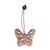 Wood ornaments, 'Butterfly Holiday' (set of 5) - Wood ornaments (Set of 5)