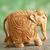 Wood sculpture, 'Majestic Elephant' (5 inch) - 5-Inch Wood Elephant Sculpture Hand Carved in India thumbail