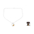 Collar corazón citrino - Indian Heart Jewelry Collar de plata esterlina y citrino