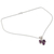 Amethyst pendant necklace, 'Lilac Blessings' - Amethyst pendant necklace