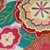 Embroidered cushion cover, 'Festival of Flowers' - Floral Patterned Cushion Cover (image 2c) thumbail