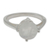 Moonstone solitaire ring, 'India Fortune' - Fair Trade Sterling Silver Single Stone Moonstone Ring (image 2a) thumbail