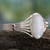 Rainbow moonstone cuff bracelet, 'Rainbow Mist' - Modern Rainbow Moonstone Sterling Silver Cuff Bracelet (image 2b) thumbail