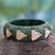 Handcrafted rattan bangle bracelet, 'Toward the Forest' - Handcrafted rattan bangle bracelet