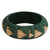 Handcrafted rattan bangle bracelet, 'Toward the Forest' - Handcrafted rattan bangle bracelet