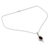 Garnet pendant necklace, 'Scarlet Grace' - Garnet pendant necklace (image 2b) thumbail