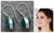 Enhanced onyx drop earrings, 'Fascinate' - Fair Trade Sterling Silver Drop Onyx Earrings thumbail