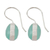 Chalcedony drop earrings, 'Fascinate in Aqua' - Chalcedony drop earrings (image 2a) thumbail